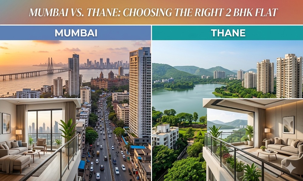 2 BHK Flats in Mumbai vs 2 BHK Flats in Thane: Which Should You Choose?